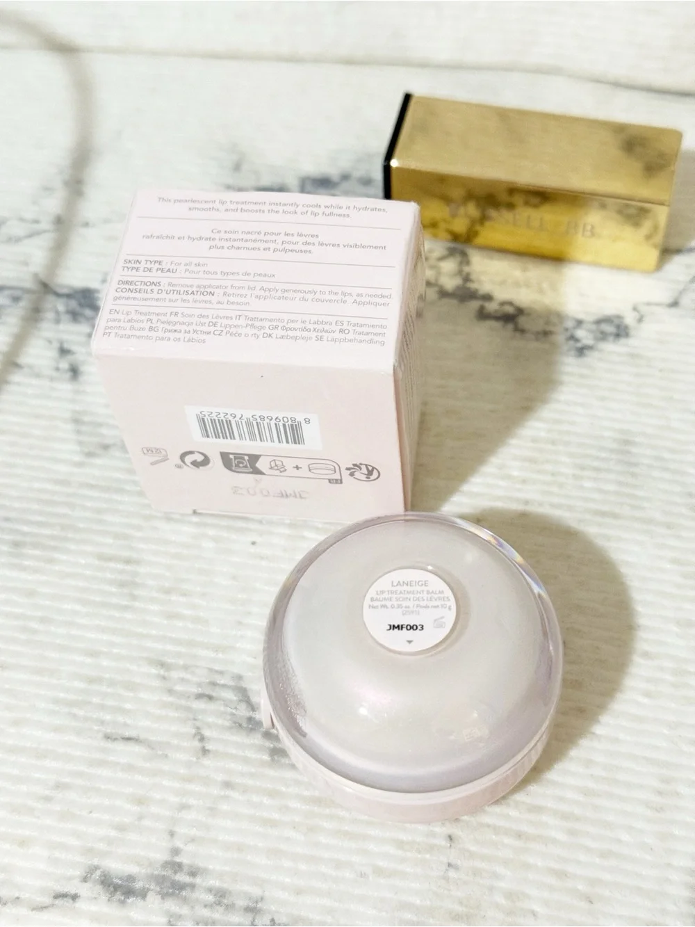 Laneige Lip Treatment Balm (w/ Coconut Oil, Peptide & Pearlescent Finish)